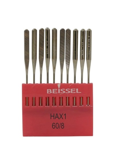 Beıssel Beissel Hax1 Aile Tipi Aile Makinesi İğnesi 8/60 Numara Ses Uçlu 10 Adet 1 Paket Sku: Zeus8690010614643