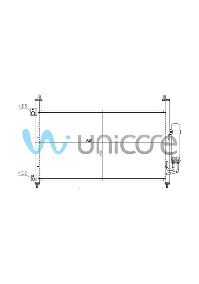 Klima Radyatörü Honda Cıvıc Hb 1.4 3-5 Kapı 2006-2012 597 315 / 80110-smg-e01, 80110-smg-e02