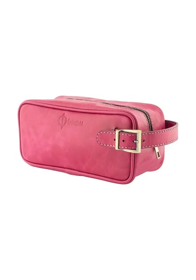 Twingold İsme Özel Dopp Kit Kişisel Bakım Ve Seyahat Çantası - %100 Rainbow Deri - Ac14004 - Fuşya Fuşya