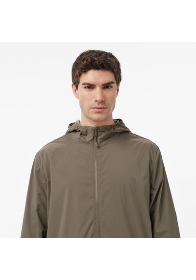 Nautica Erkek Kahverengi Regular Fit Kapüşonlu Su İtici Montdüzj65006t