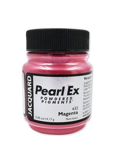 Pearl Ex Pigment Tozu 0.5oz Macenta - Epoksi Reçine, Suluboya, Kaligrafi Mürekkebi Ve Kil İçin Gevşek Mika Tozu - Ep Genel