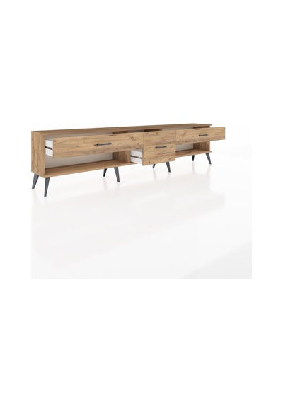 Arges Tv Ünitesi 3 Çekmeceli 220x30x51 Çam-çam Atlas Çam/atlas Çam - Atlas Çam Arges Tv Ünitesi 3 Çekmeceli 220x30x51 Çam-çam Atlas Çam/atlas Çam - Atlas Çam