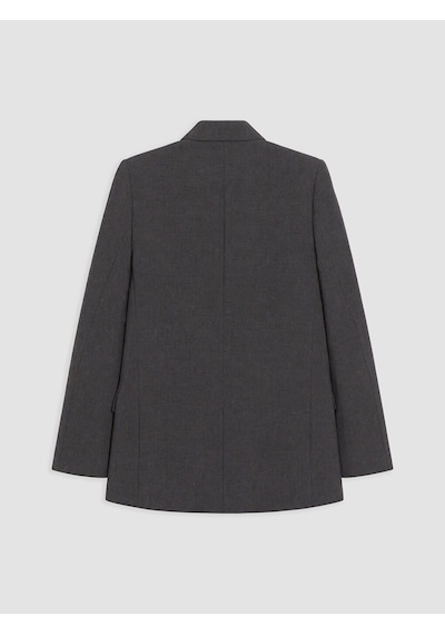 Lcw Modest Antrasit Loose Fit Kadın Blazer Ceket