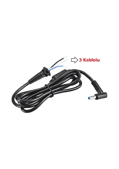 Hp 14-cm, 14-cm0062st Uyumlu Adaptör Kablosu 3 Kablolu Dc Kablo