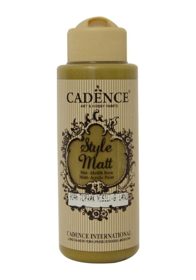 Style Matt Akrilik Boya 120ml 9046 Toprak Yeşili 9046 Toprak Yeşili