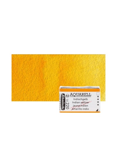 Schmincke Horadam Aquarell 1/1 Tablet 220 Indian Yellow Seri 2