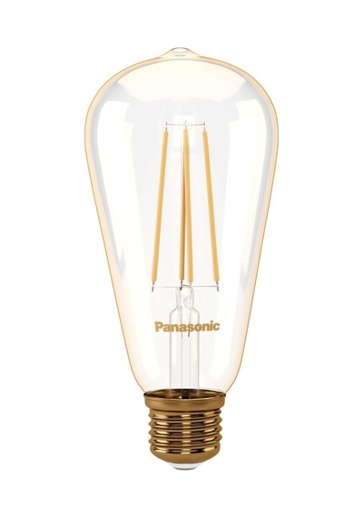 E27 Dim Edilebilir Filaman St64 Lamba 7w 630lm 2000k Gold