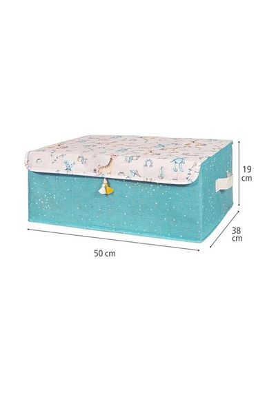Baby Çok Amaçlı Kapaklı Kutu Düzenleyici 50 38 19 Cm Gri