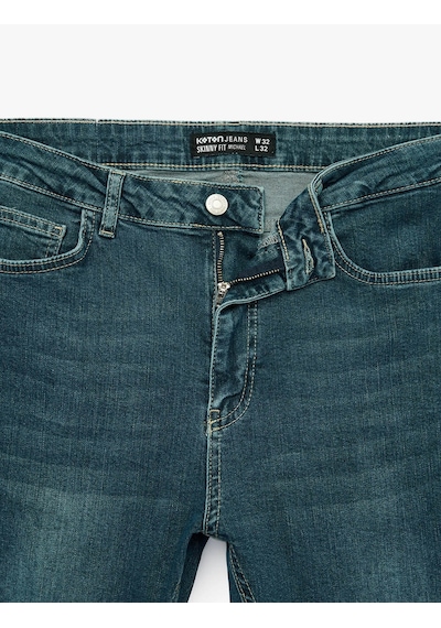 Koton Skinny Michael Yeşil Erkek Jean Pantolon 7wam40084nd