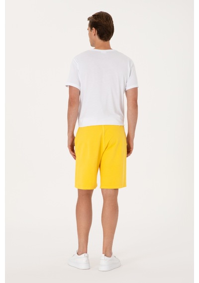 U.s. Polo Assn. Erkek Koyu Sarı Şort Örme 50298037-vr094 Koyu Sarı