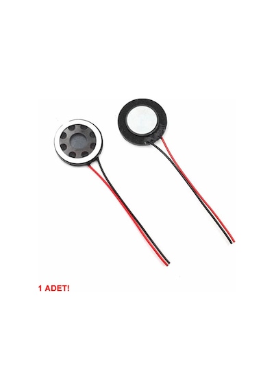 Hoparlör 1w 8ohm 20mm Yuvarlak 10cm Kablolu Mini 2cm Speaker Ses Müzik Amfi Ürün Müze Otomobil