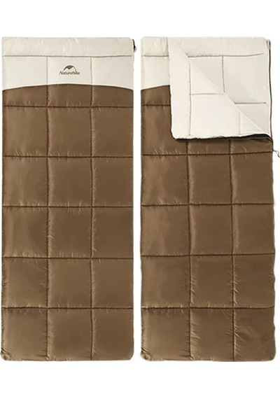 Naturehike Lt150 Zarf Tarzı Pamuklu Uyku Tulumu - Kahverengi Sol 001
