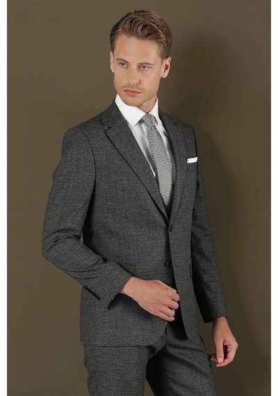 Efor Tk 880 Slim Fit Antrasit Klasik Takım Elbise Antrasit Efor Tk 880 Slim Fit Antrasit Klasik Takım Elbise Antrasit