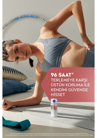 Kadın Roll-on Deodorant Derma Control Clinical 50 Ml,96 Saat Koruma,c Vitamini İle Kararmaya Karşı