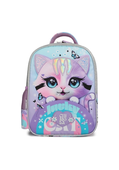 Chımola Cute Cat Sırt Çantası 12" Çok Renkli