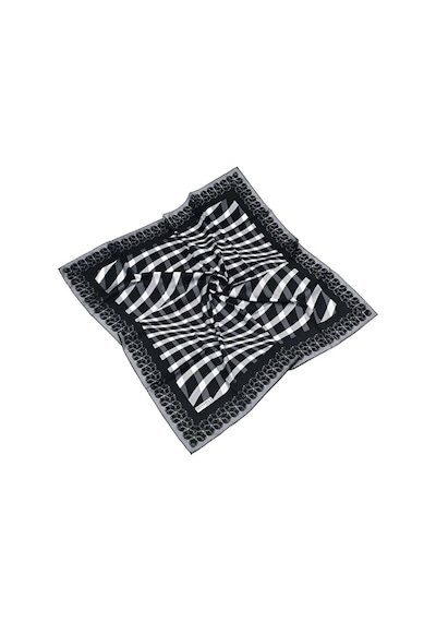 Mim Eşarp Mısırlı Eşarpları Cocoon Sport Twill Eşarp Siyah - Beyaz