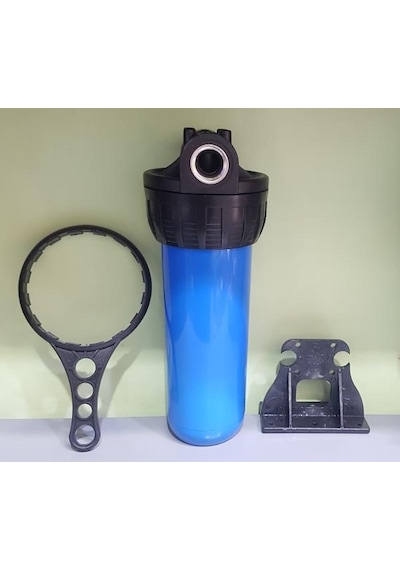 10"-3/4" Daire Girişi Su Arıtma Housing 10" Filtre Kabı Mat Renk Yosun Tutmaz