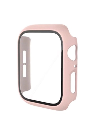 Apple Watch Uyumlu40mm Camlı Kasa Ekran Koruyucu - Pembe