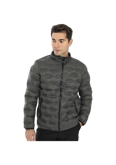 Crozwise Erkek Dolumlu Kışlık Spor Outdoor Mont Haki