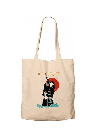 Alcest İllustrator Krem Kanvas Bez Çanta Krem