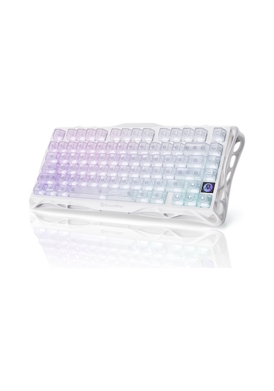 Gravastar Mercury K1 Lite Rgb Kablosuz Mekanik Gaming Klavye, İngilizce Q, Crystal Aurora
