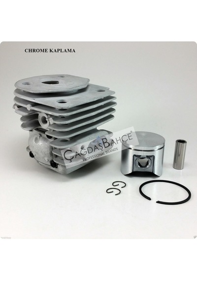 Husqvarna 359 Testere Chrome Silindir Piston Seti 47 Mm