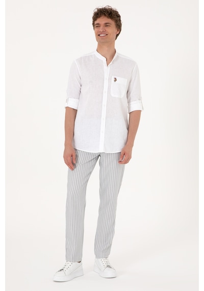 U.s. Polo Assn. Erkek Açık Gri Pantolon Kanvas-chino 50300012-vr001 Acık Grı