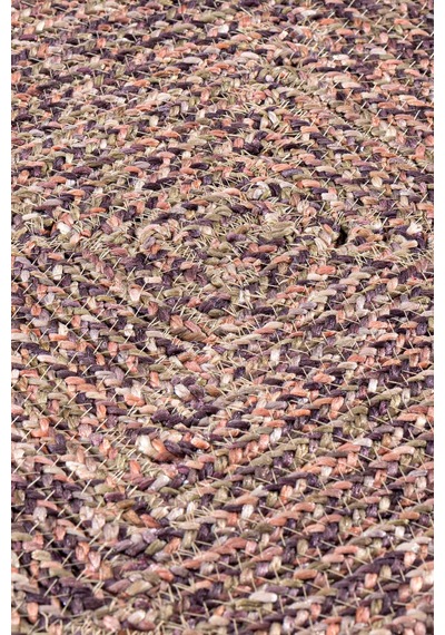 Koza Home Cesta El Yapımı Örgü Mor Kare Supla 32x32 4023 Mor