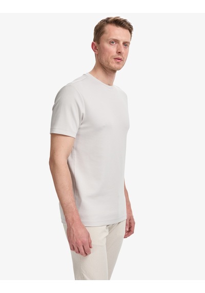 Pierre Cardin Erkek Açık Gri Tişört Basic 50321139-vr001