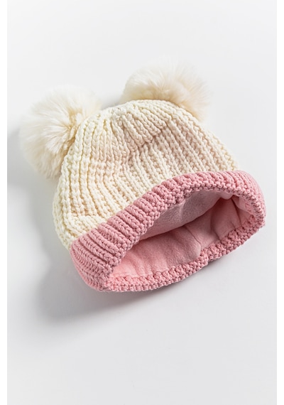 Baby&Kids Çift Ponponlu 9-15 Yaş Kız Çocuk Bere 001