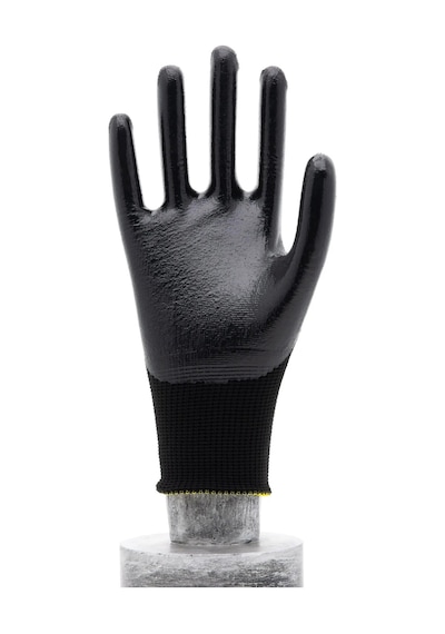 Faba Ep-1403 Polyester Örme İş Güvenliği Eldiven Siyah