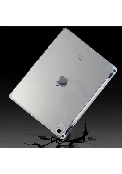 Ally Apple iPad Uyumlu Pro 11-inch 2021 - 2020 - 2018 Kalem Yerli Şeffaf Silikon Kılıf- 5775