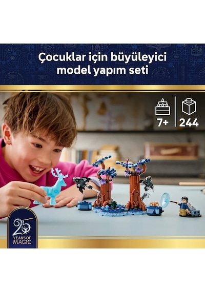 LEGO® Harry Potter™ Yasak Orman: Expecto Patronum 76475 - 7 Yaş ve Üzeri Çocuklar için Figür İçeren Oyuncak Yapım Seti (244 Parça)