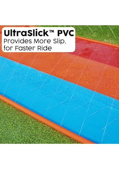 Bestway H2ogo Tsunami Splash Ramp Üçlü Kaydırak 488 Cm Çok Renkli