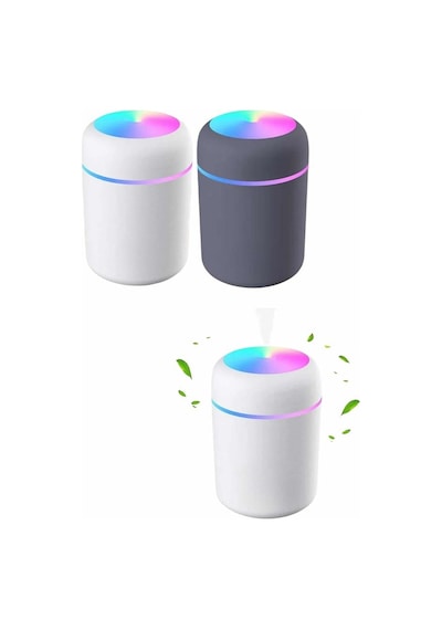 Rgb Işıklı Ulrasonik Ledli Hava Nemlendirici Buhar Makinesi Buhar
