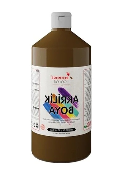 1000 Gr Açık Kahverengi Akrilik Boya 0.2 L
