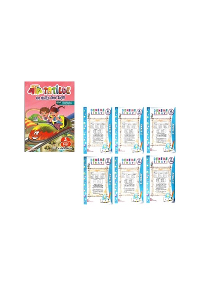 3. Sınıf Ata Tatilde 4. Sınıfa Geçenler İçin + 6 Lı Deneme Sınavı