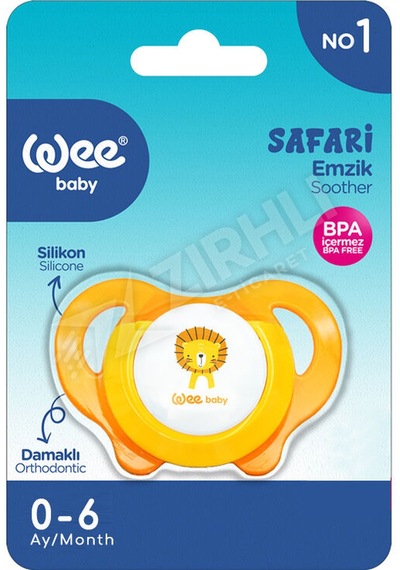 4 Adet Wee Baby Safari Emzik No:1