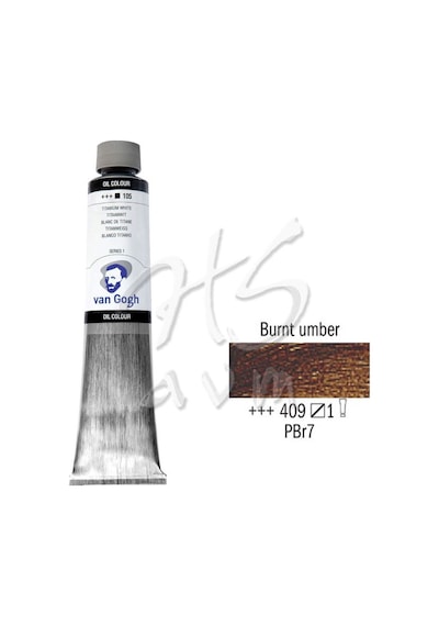 Van Gogh Yağlı Boya 200 ML Seri:1 No:409 Burnt Umber