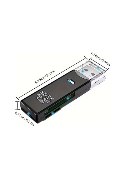 Mcg 2in1 Usb 3.0 Micro Sd Hafıza Kartı - Tf Kart Okuyucu Hub Adaptör Veri Aktarıcı