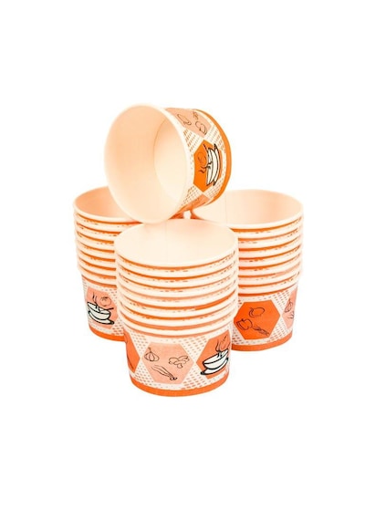 16 Oz Karton Çorba Kasesi+Kapak - 480Ml - 50 Adet