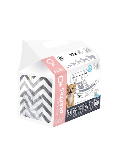 Dıapers Dişi Köpekler İçin Külot Xs 10lu