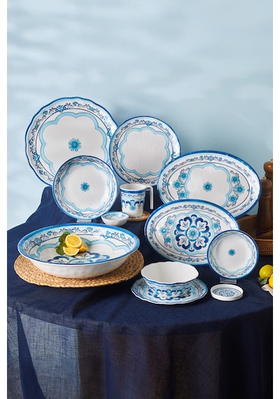Karaca Blue Harmony Melamin Kasesi 35 Cm mavi