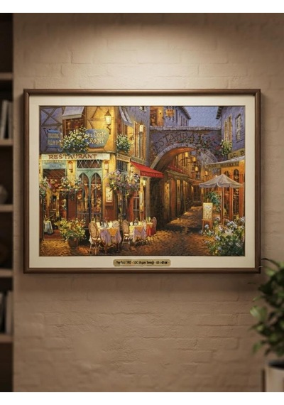 Akşam Yemeği Ve Botanik Bahçesi İkili Set - 1000 + 500 Parça İkili Puzzle Seti