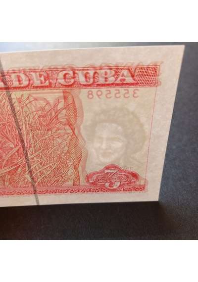 Escoines Koleksiyon 3996367e08de21df98 2005 Küba 3pesos Çil Eski Yabancı Kağıt Para Che Guevara