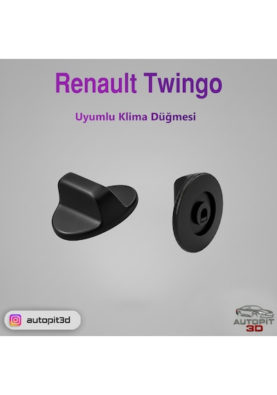 Renault Twingo Uyumlu Klima Düğmesi