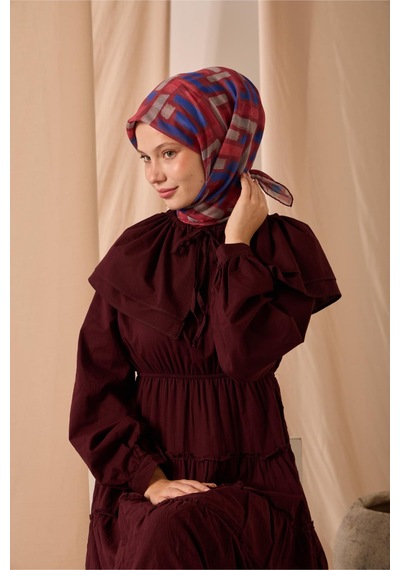 Silk Home Soft Eşarp 73096-05 Bordo, Saks, Gri, Pembe