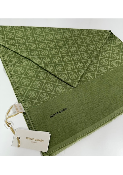 Pierre Cardin Elegans Monogram Şal-75 X 190-090700-952 Çimen Yeşili Çimen Yeşili