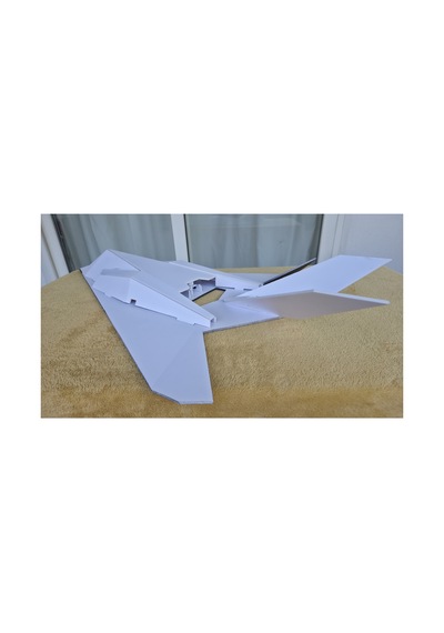 F-117 Nighthawk Rc Uçak Montajlı Gövde Kit-elektroniksiz Diğer