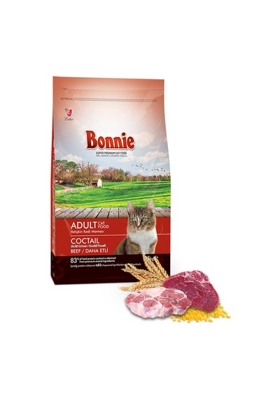 Bonnie Cocktail Tavuklu Yetişkin Kedi Maması 1500 G